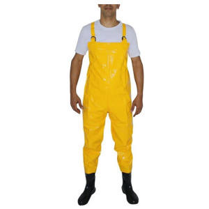 Jardineira com bota acoplado